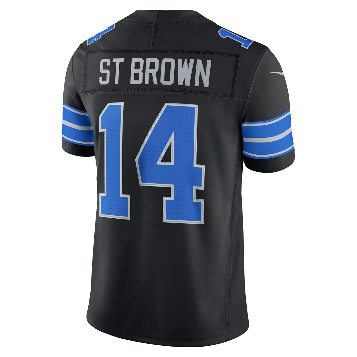 Detroit Lions Amon-Ra St. Brown Black Alternate Vapor F.U.S.E. Stitched Limited Jersey