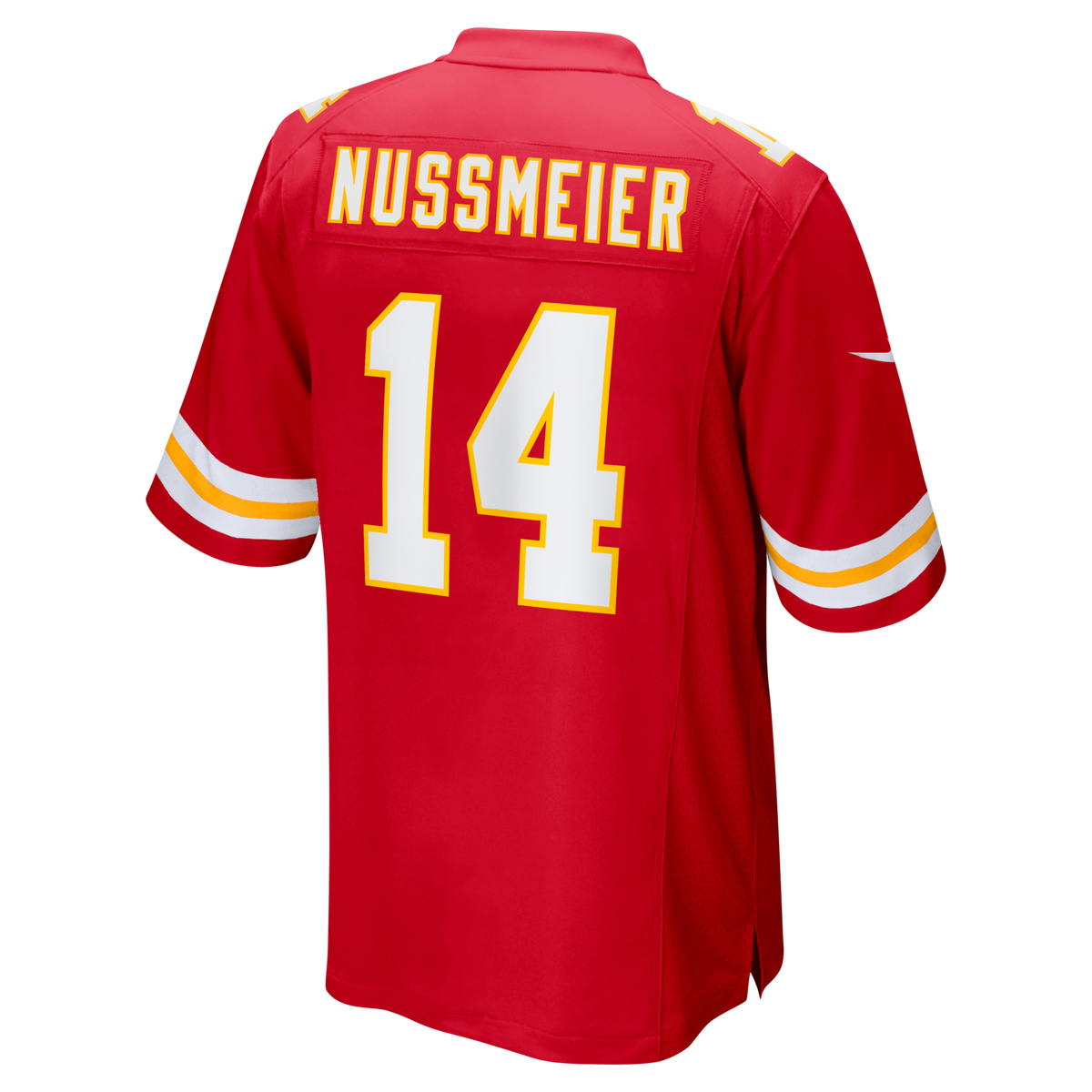 Kansas City Chiefs Garrett Nussmeier Red Game Jersey