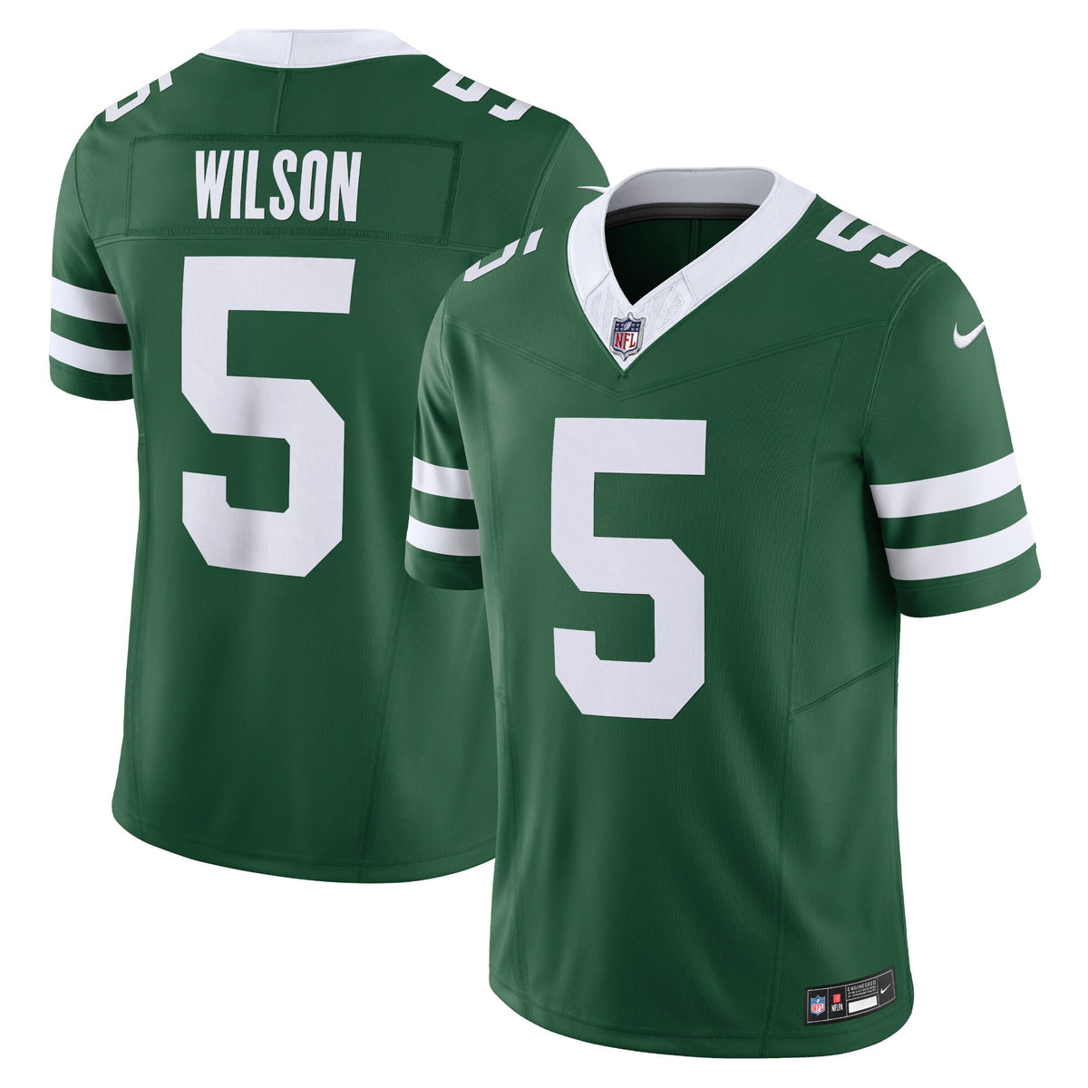 New York Jets Garrett Wilson Legacy Green Vapor F.U.S.E. Limited Jersey