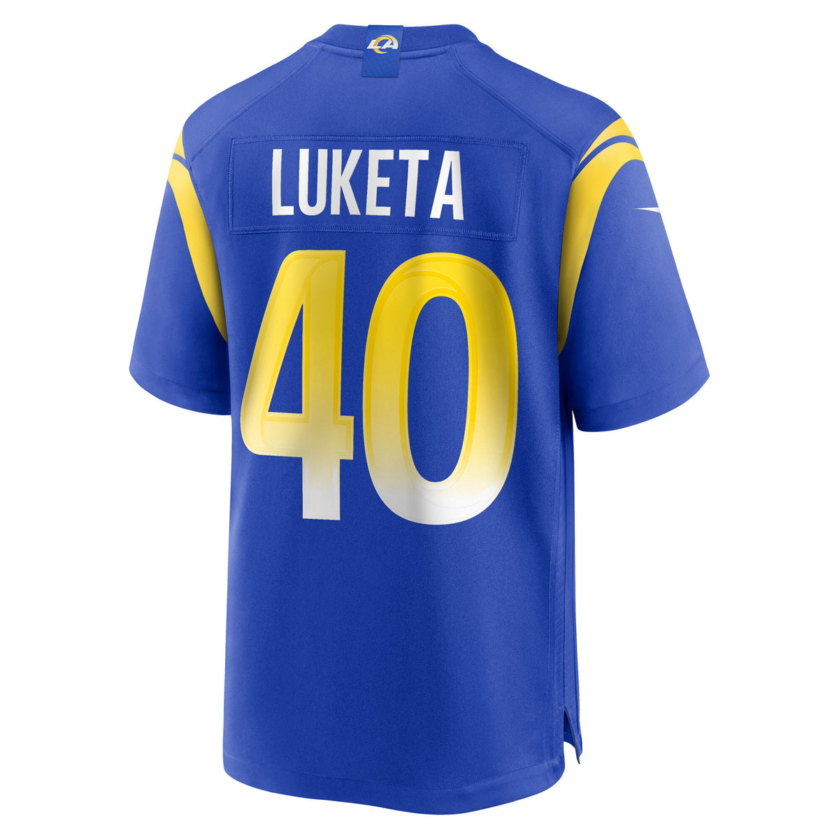 Los Angeles Rams Jesse Luketa Royal Team Game Jersey