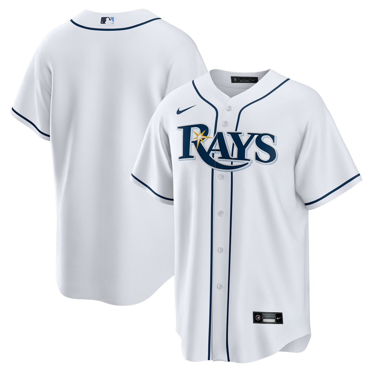 Tampa Bay Rays White Home Big & Tall Replica Jersey