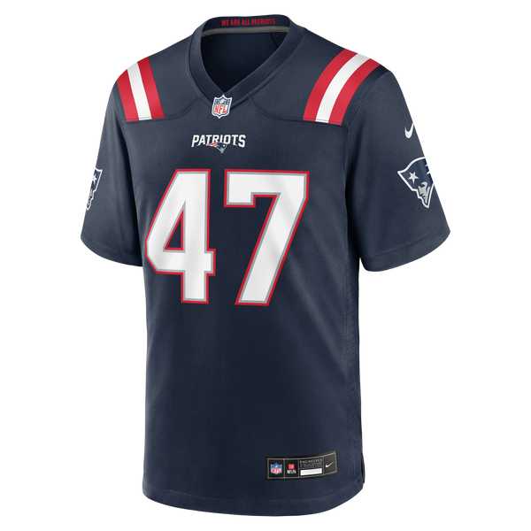 New England Patriots Julian Ashby Nike Navy Team Game Jersey