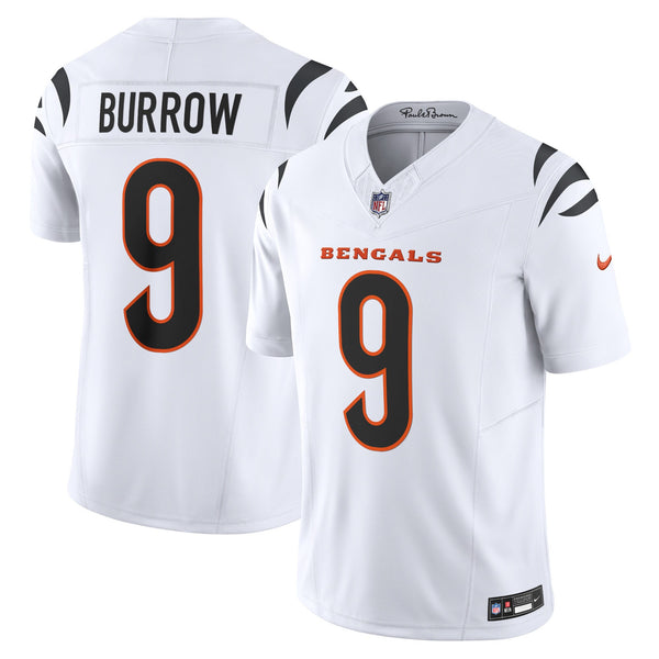 Cincinnati Bengals Joe Burrow White Vapor F.U.S.E. Limited Jersey