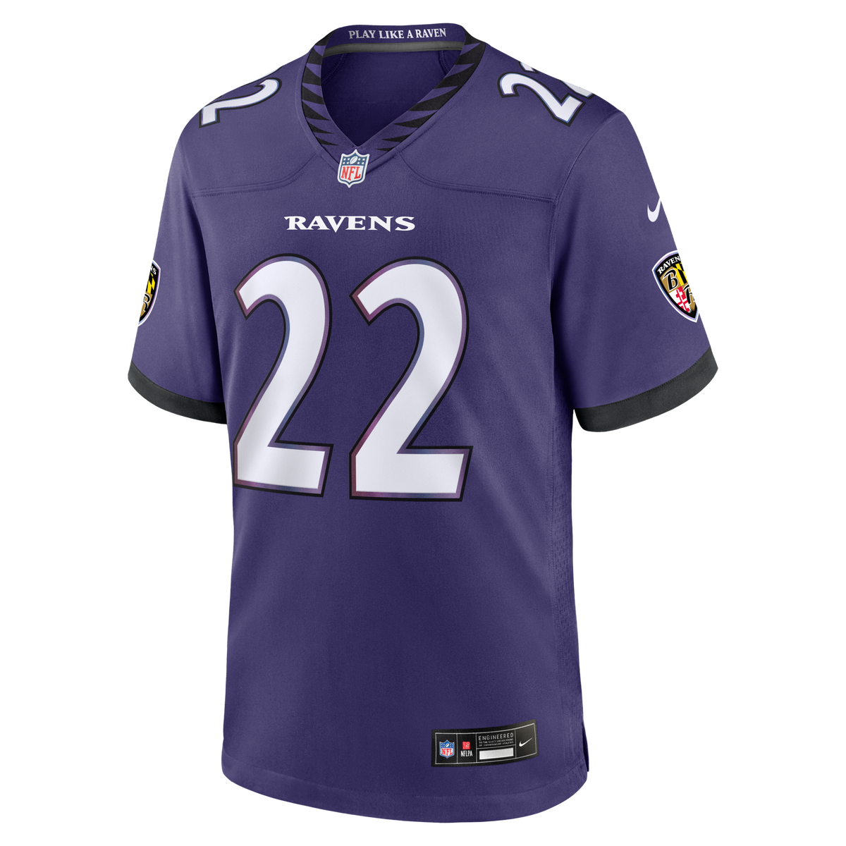 Baltimore Ravens Derrick Henry Purple Team Game Jersey