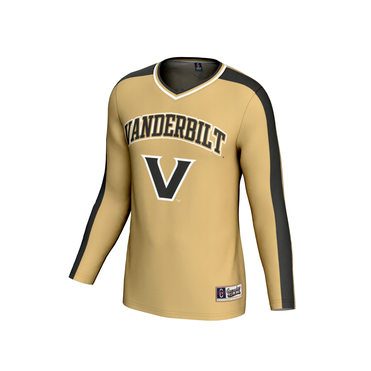 Vanderbilt Commodores GameDay Greats NIL Pick-A-Player Lightweight Collegiate Volleyball Fashion Jersey - Gold