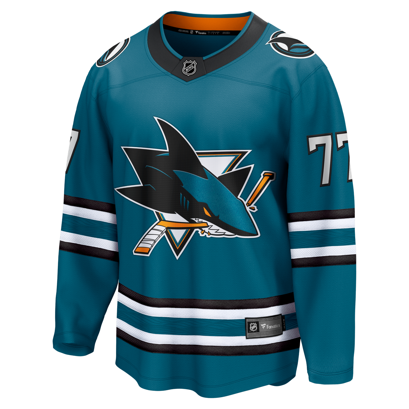 San Jose Sharks Michael Misa Fanatics Teal Breakaway Jersey