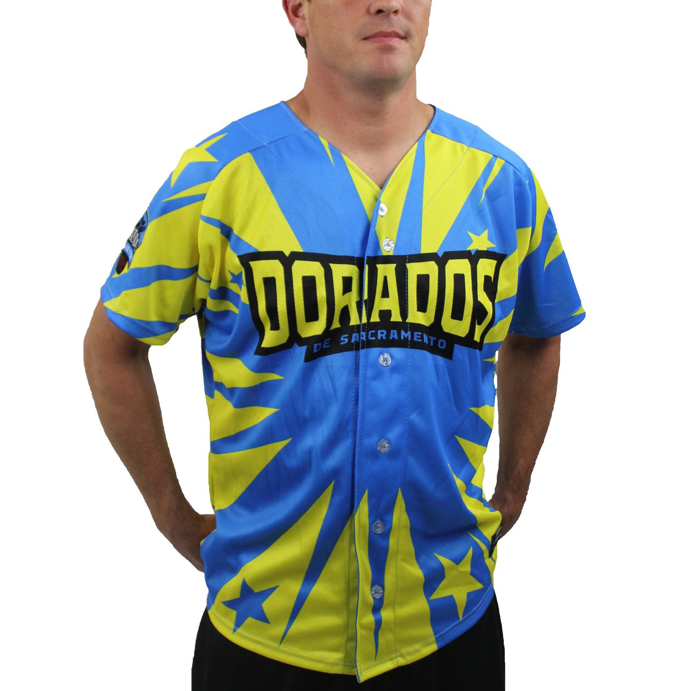 Sacramento River Cats Blue/Yellow Copa Replica Jersey