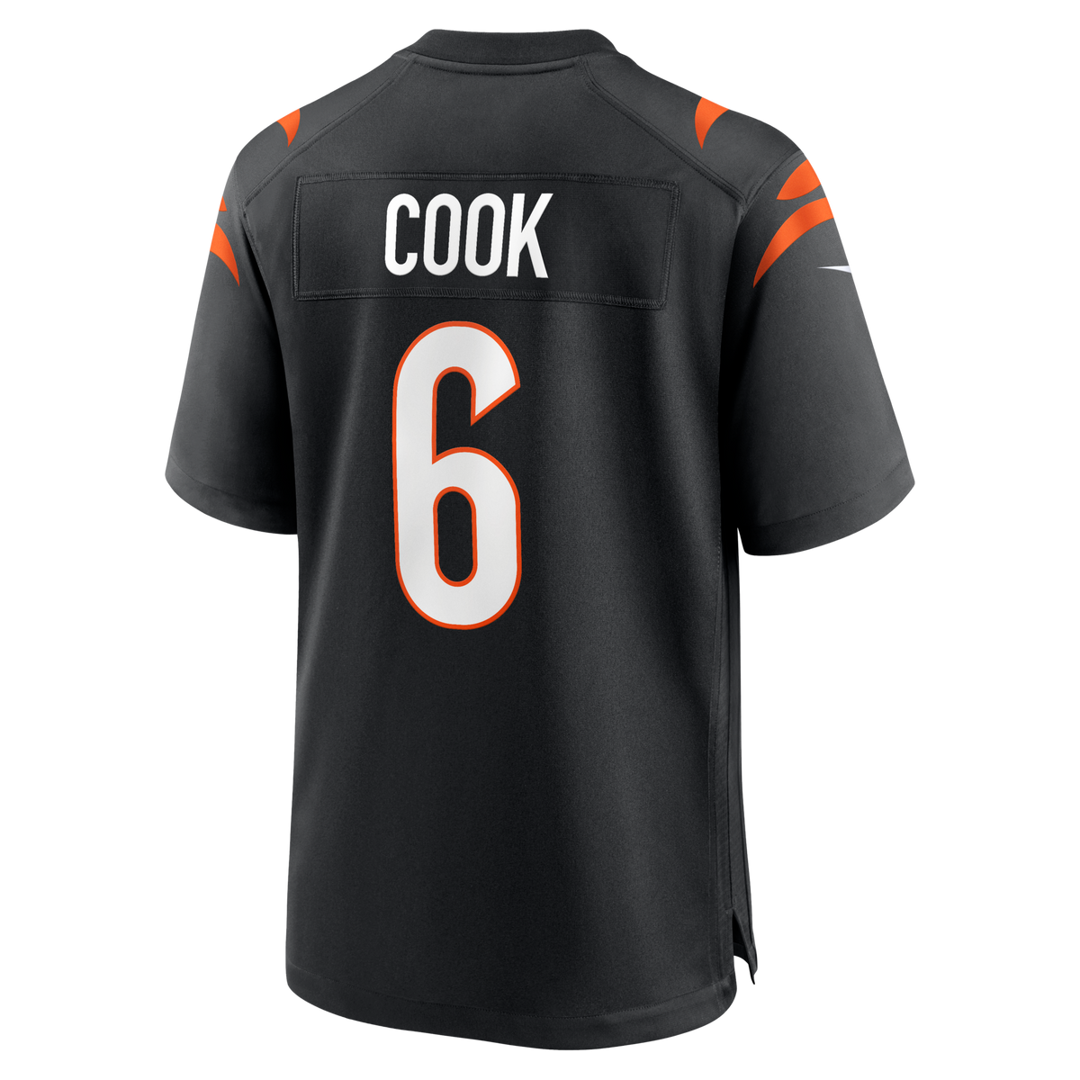 Cincinnati Bengals Bryan Cook Black Team Game Jersey