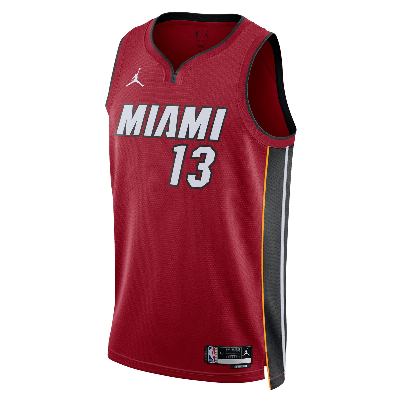 Miami Heat Jordan Statement Edition Swingman Jersey - Red - Bam Adebayo