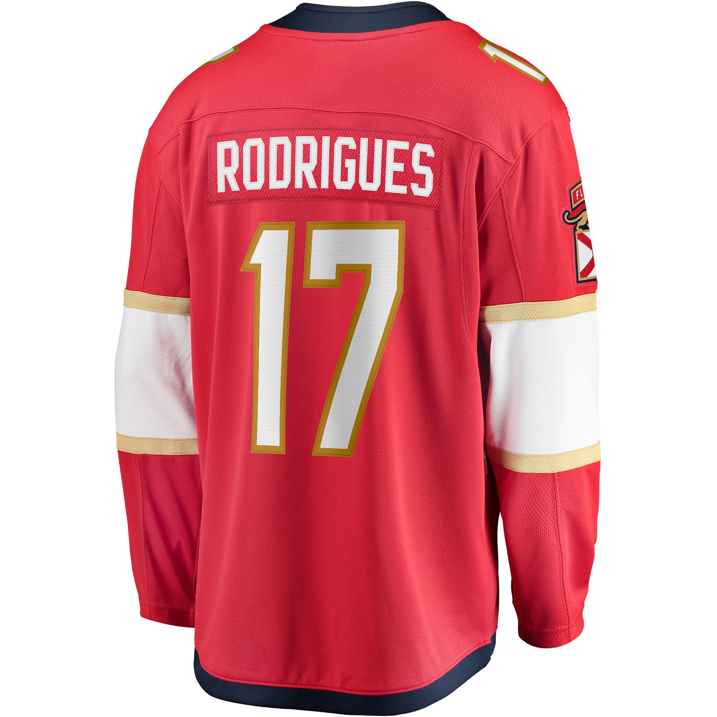 Florida Panthers Evan Rodrigues Fanatics Red Home Breakaway Jersey