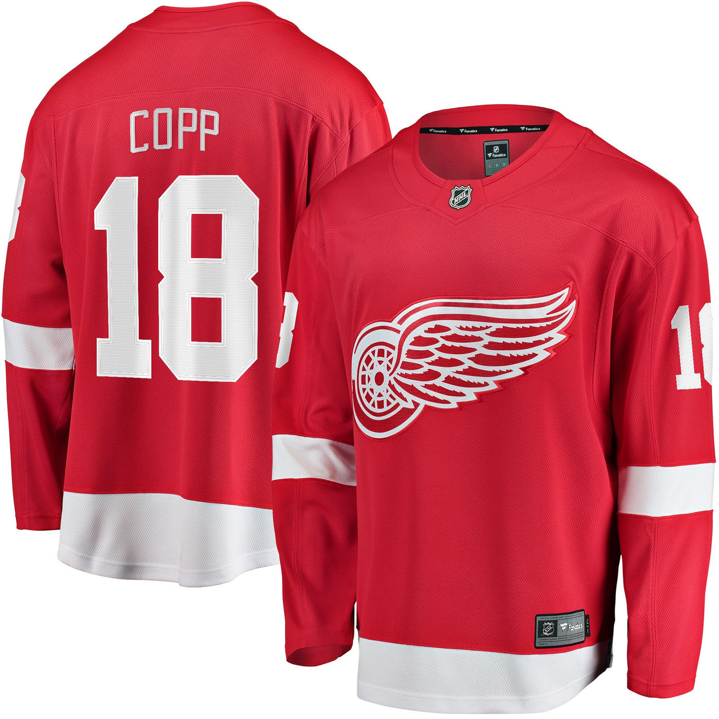 Detroit Red Wings Andrew Copp Fanatics Red Home Breakaway Player Jersey