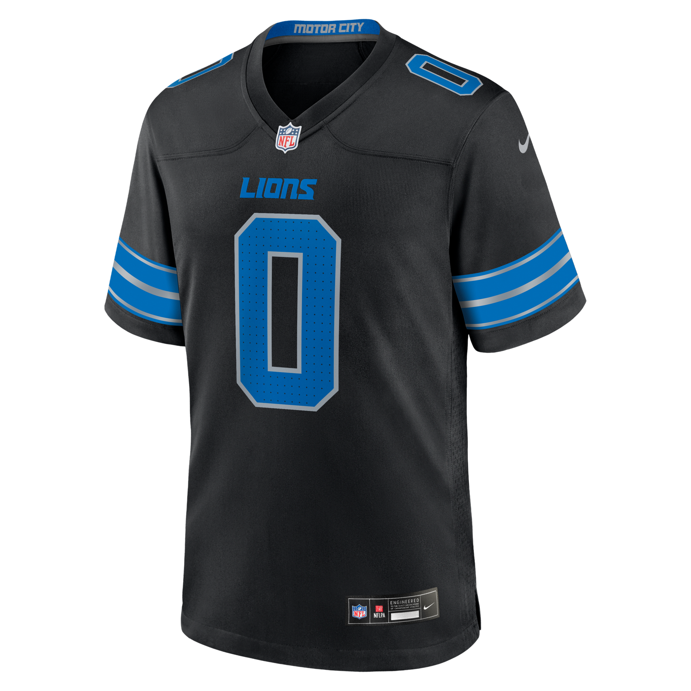 Detroit Lions Jahmyr Gibbs Nike Black 2nd Alternate Game Player Jersey