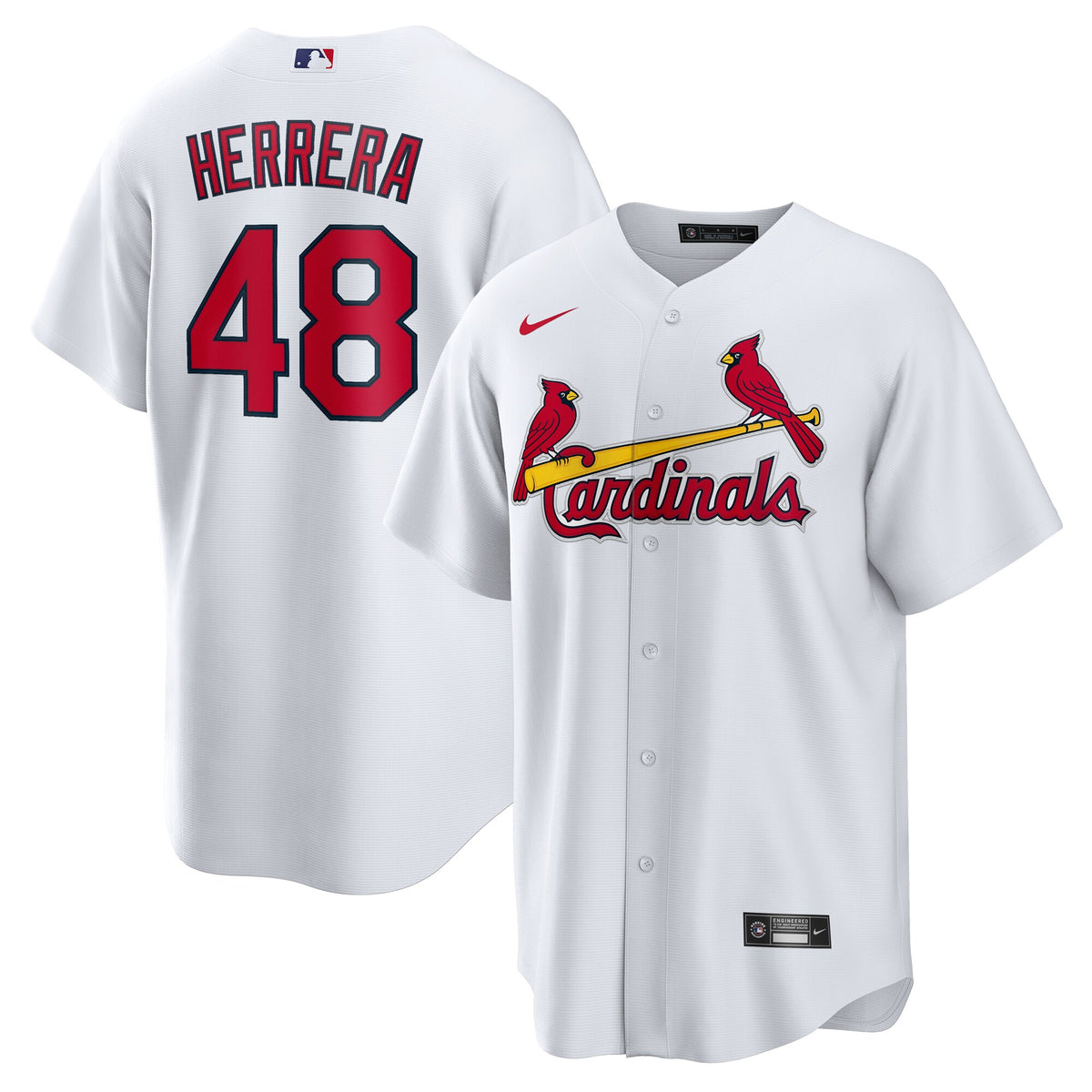 St. Louis Cardinals Iván Herrera White Home Replica Jersey