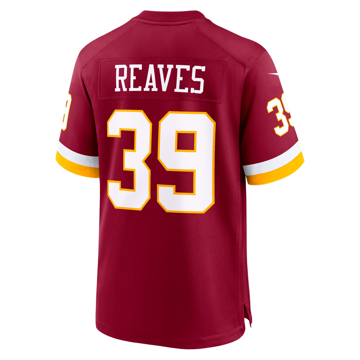 Washington Commanders Jeremy Reaves Burgundy Game Jersey