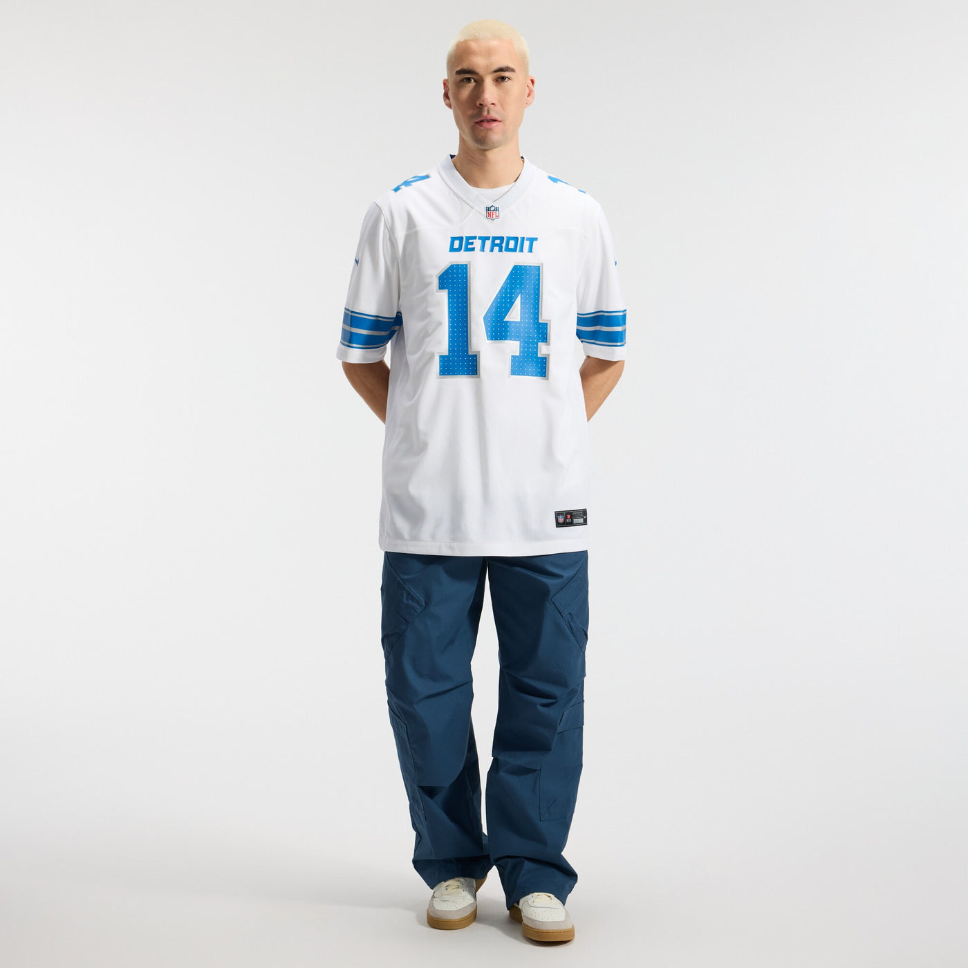 Detroit Lions Amon-Ra St. Brown Nike White Game Jersey