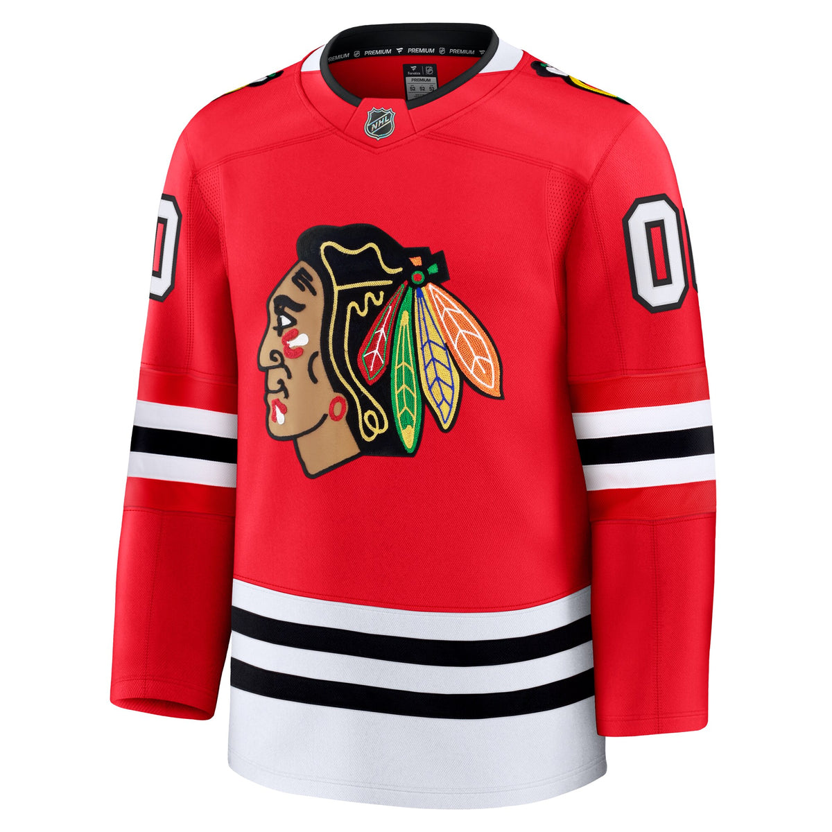 Chicago Blackhawks Fanatics Red Home Premium Custom Jersey