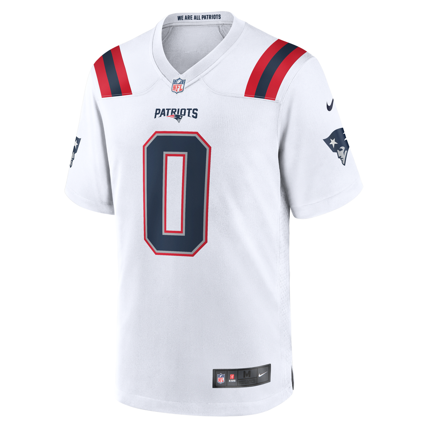 New England Patriots Christian Gonzalez Nike White Game Jersey