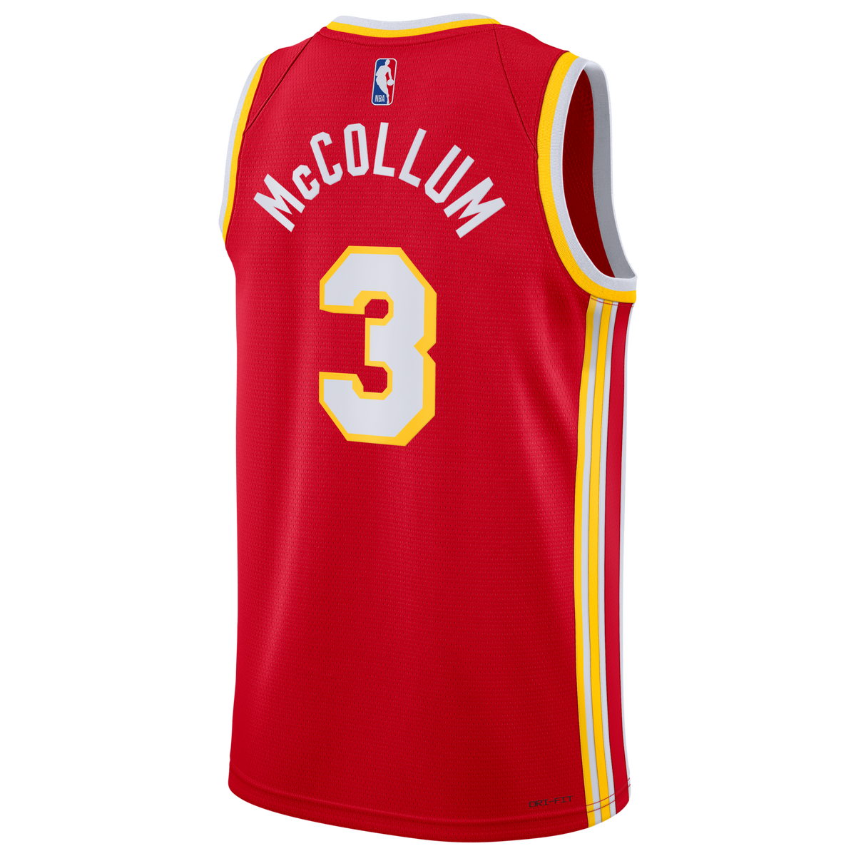 Atlanta Hawks Icon Edition Swingman Jersey - Red - CJ McCollum -