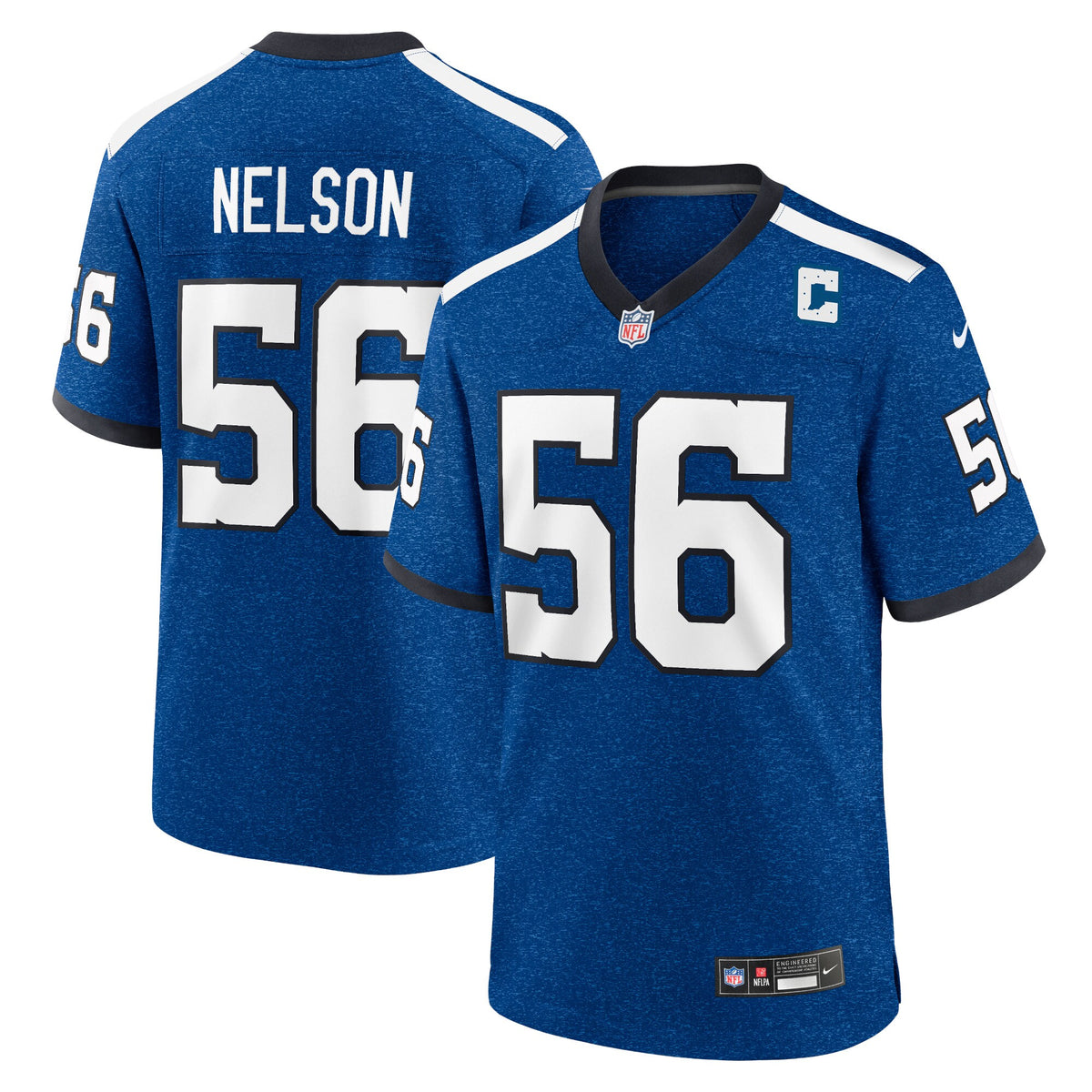 Indianapolis Colts Quenton Nelson Royal Indiana Nights Alternate Game Jersey
