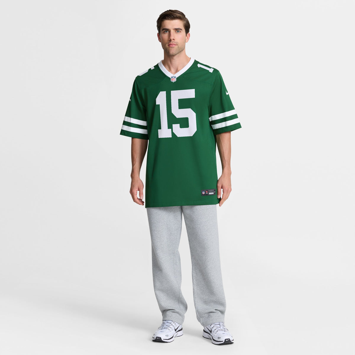 New York Jets Adonai Mitchell Legacy Green Team Game Jersey