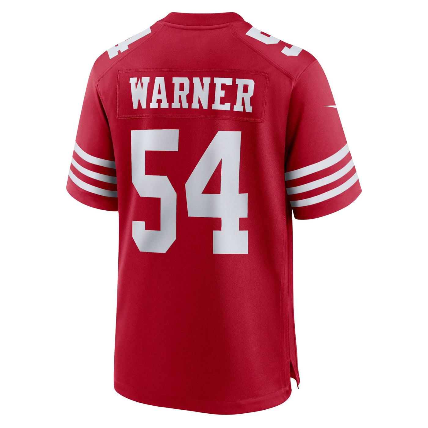 San Francisco 49ers Fred Warner Nike Scarlet Team Game Player Jersey