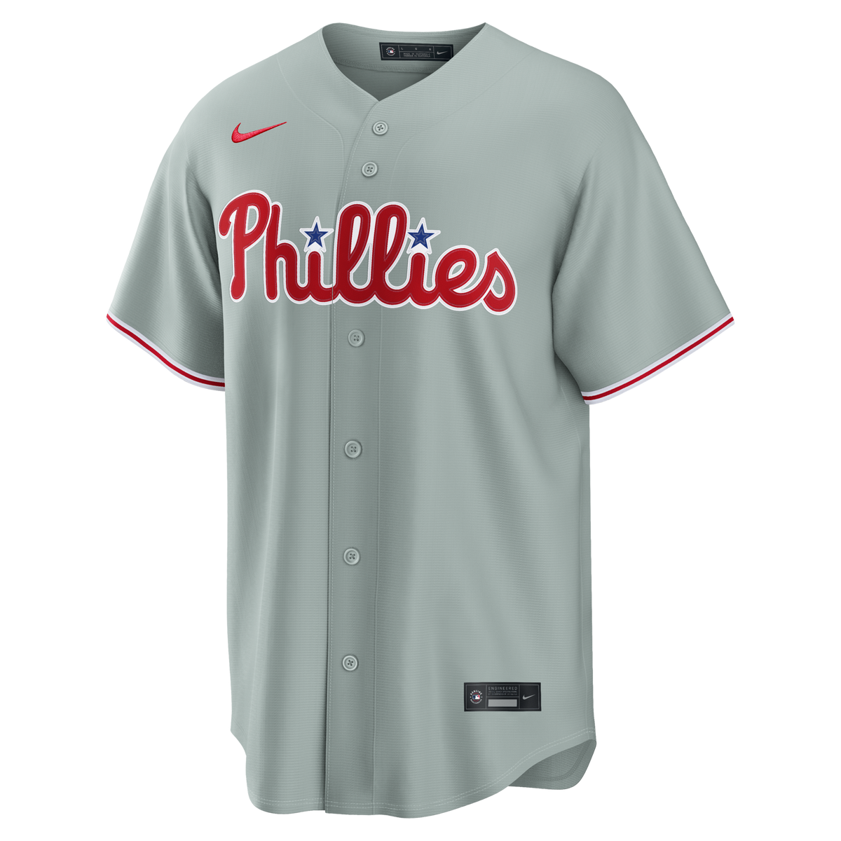 Philadelphia Phillies Bryce Harper Gray Road Replica Jersey