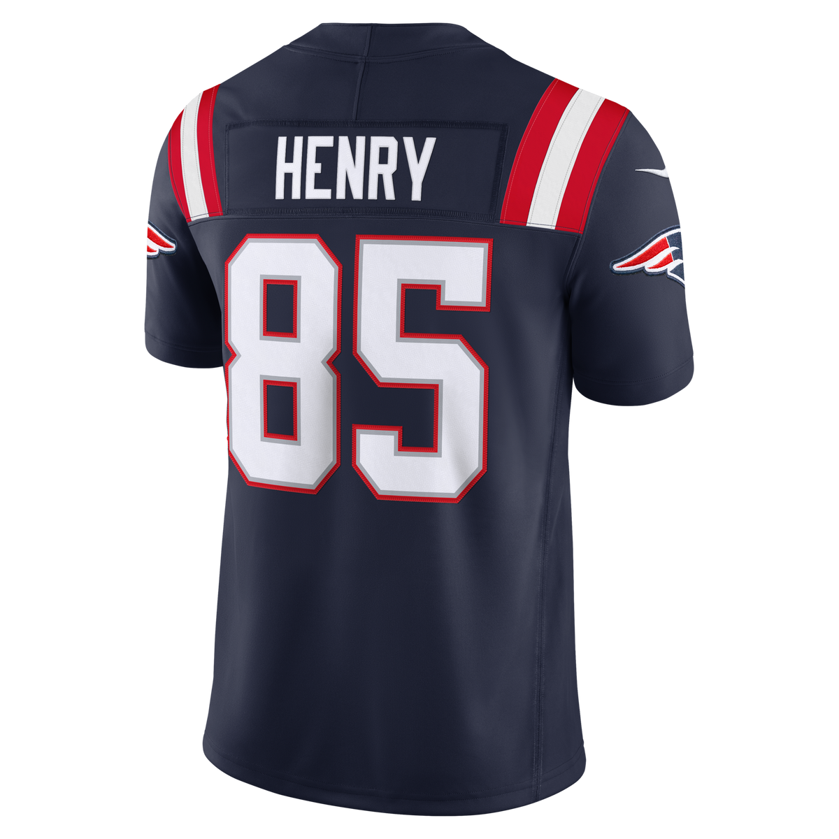 New England Patriots Hunter Henry Navy Team Vapor F.U.S.E. Stitched Limited Jersey