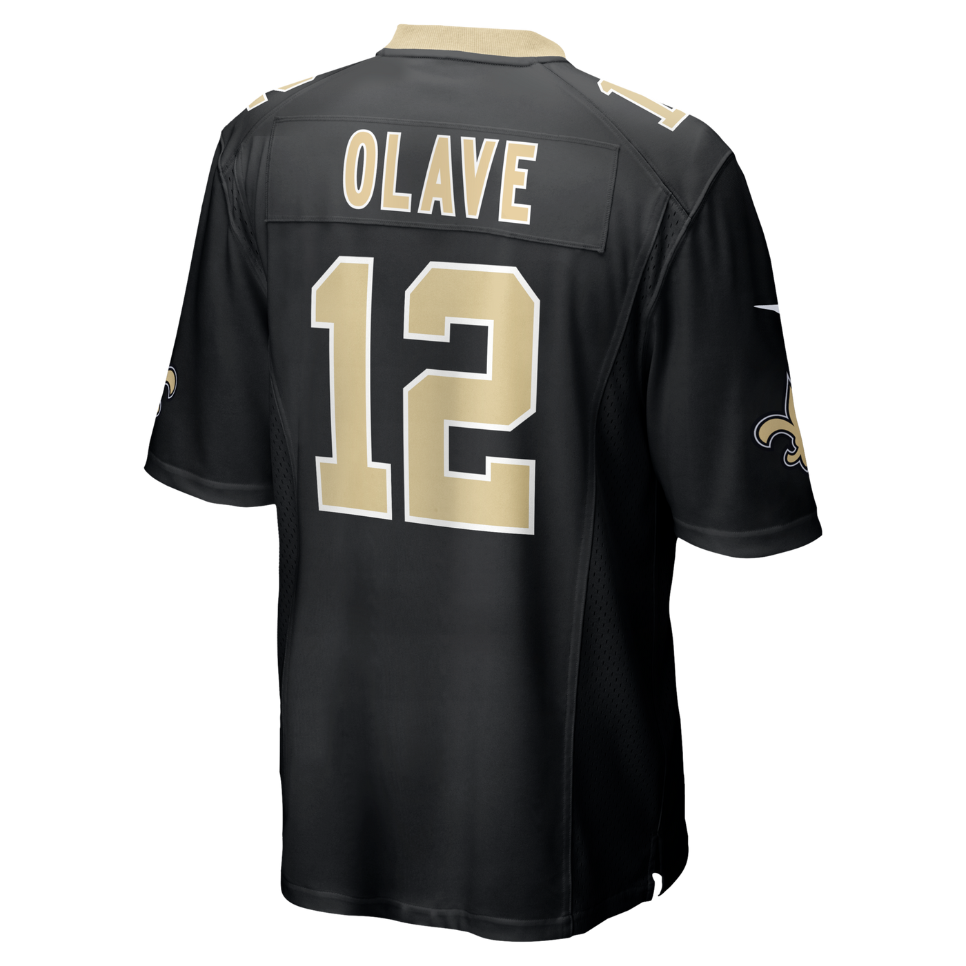 New Orleans Saints Chris Olave Nike Black Player Game Jersey