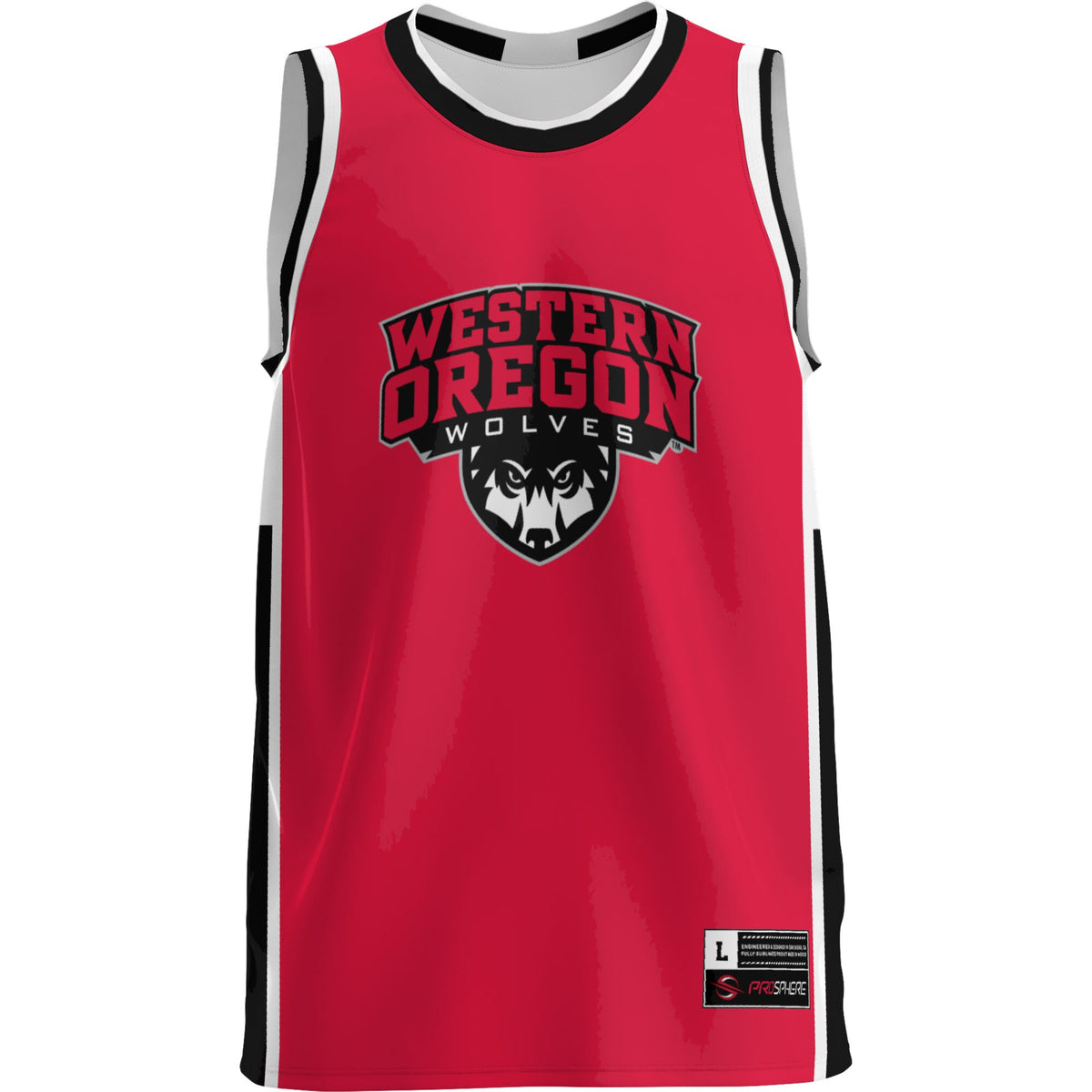 Western Oregon Wolves GameDay Greats Lightweight Basketball Jersey - Red