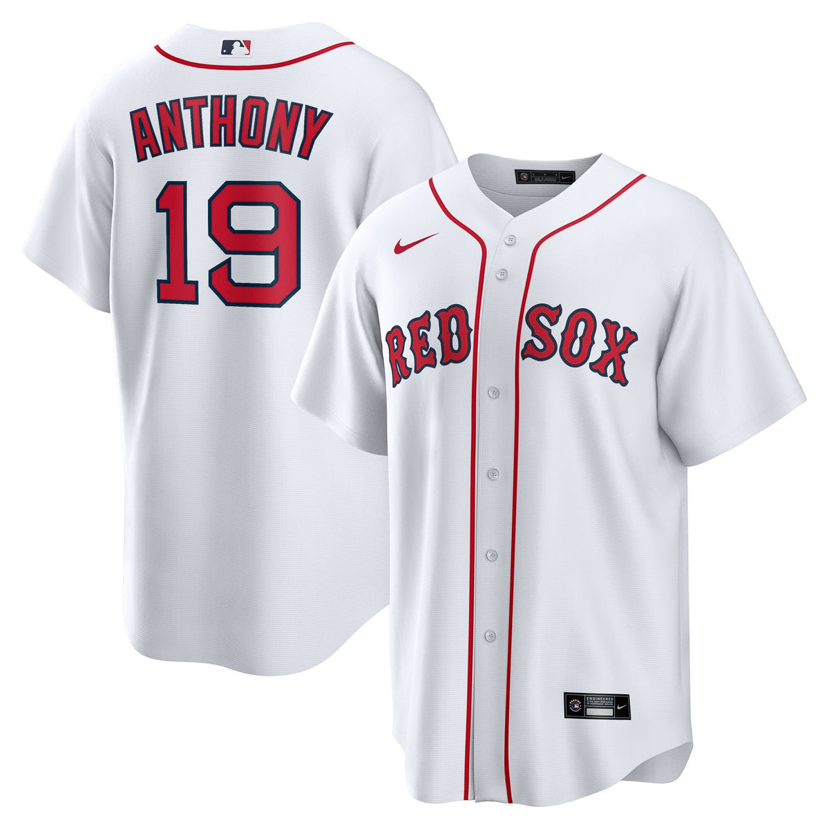 Boston Red Sox Roman Anthony White Home Replica Jersey