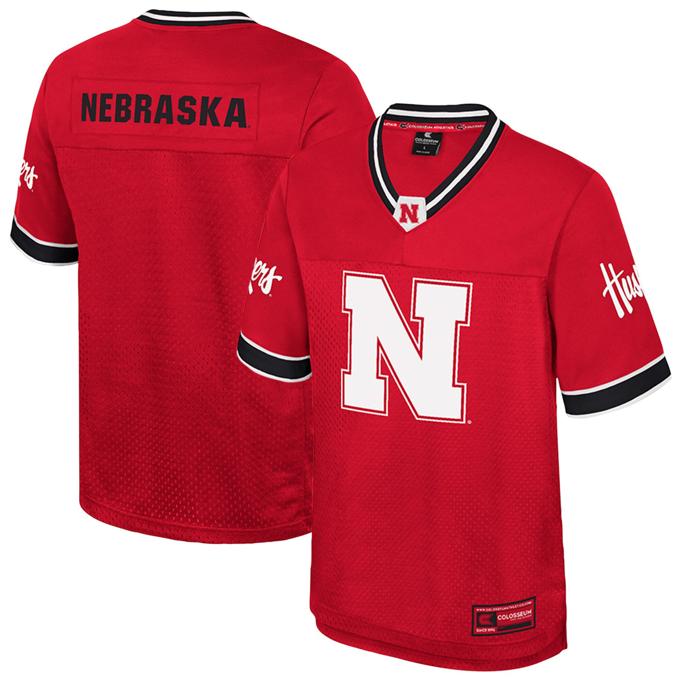 Colosseum Red Nebraska Huskers Nothing But The Hits Football Jersey