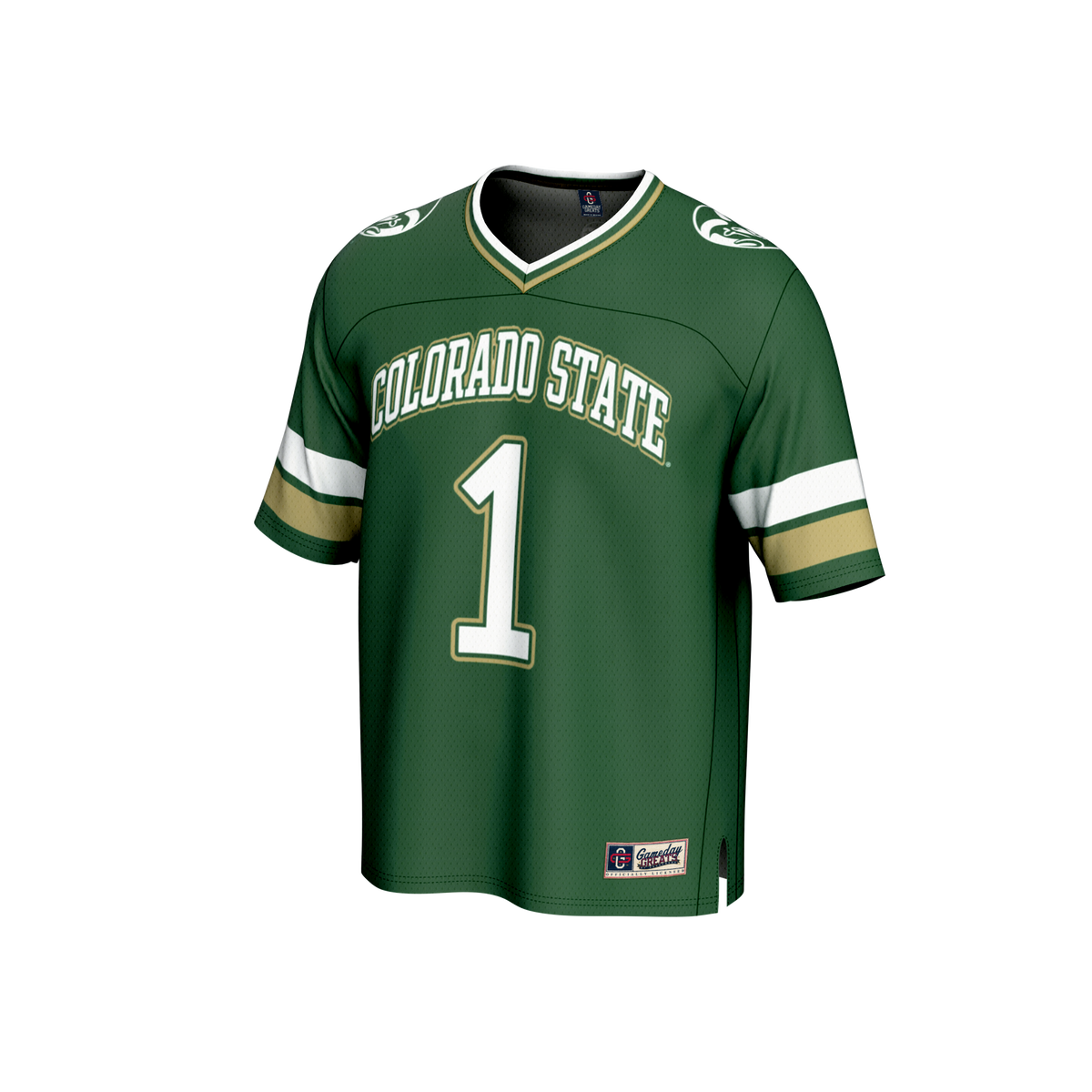 #1 Colorado State Rams GameDay Greats Collegiate Football Fashion Jersey - Green