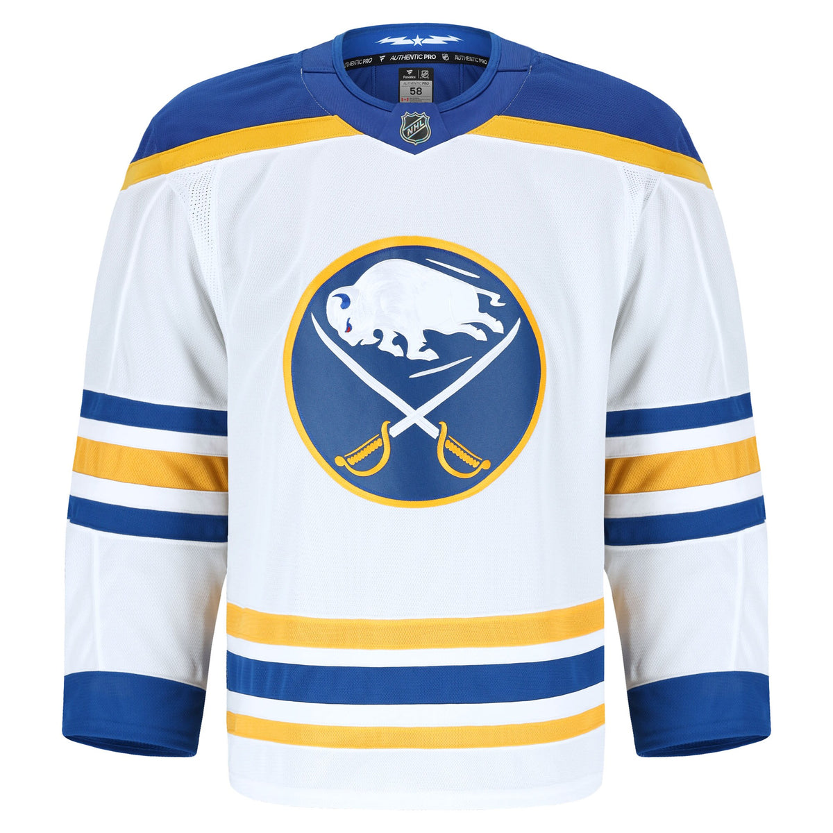 Buffalo Sabres Fanatics White Away Authentic Pro Jersey