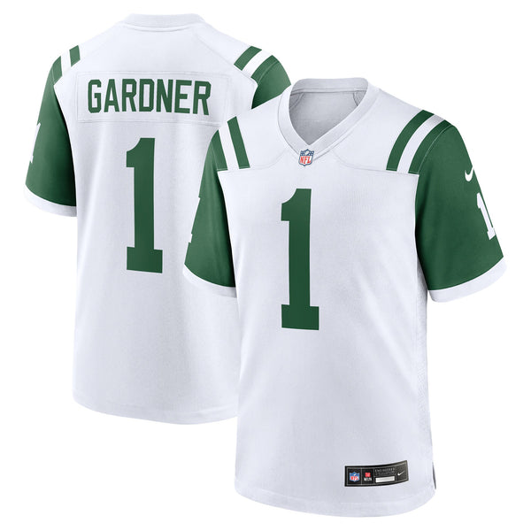 New York Jets Ahmad Sauce Gardner Nike White Classic Alternate Game Jersey