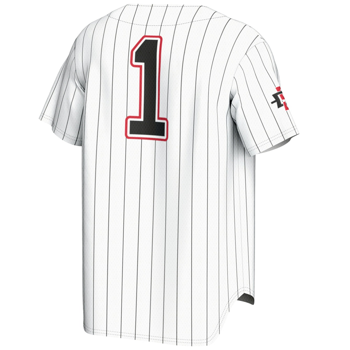 #1 San Diego State Aztecs GameDay Greats Lightweight Baseball Fashion Jersey - White