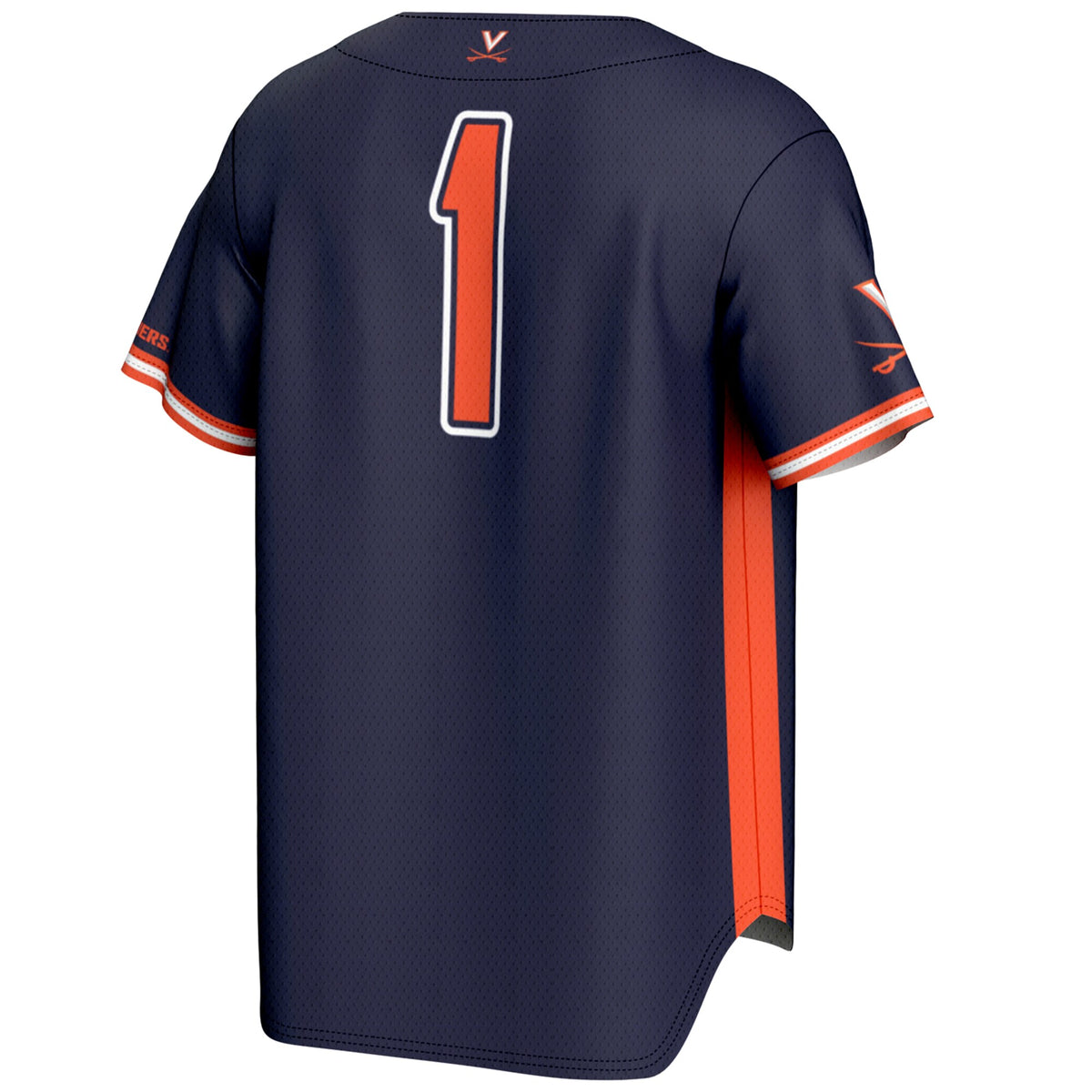 #1 Virginia Cavaliers GameDay Greats Lightweight Baseball Jersey - Navy