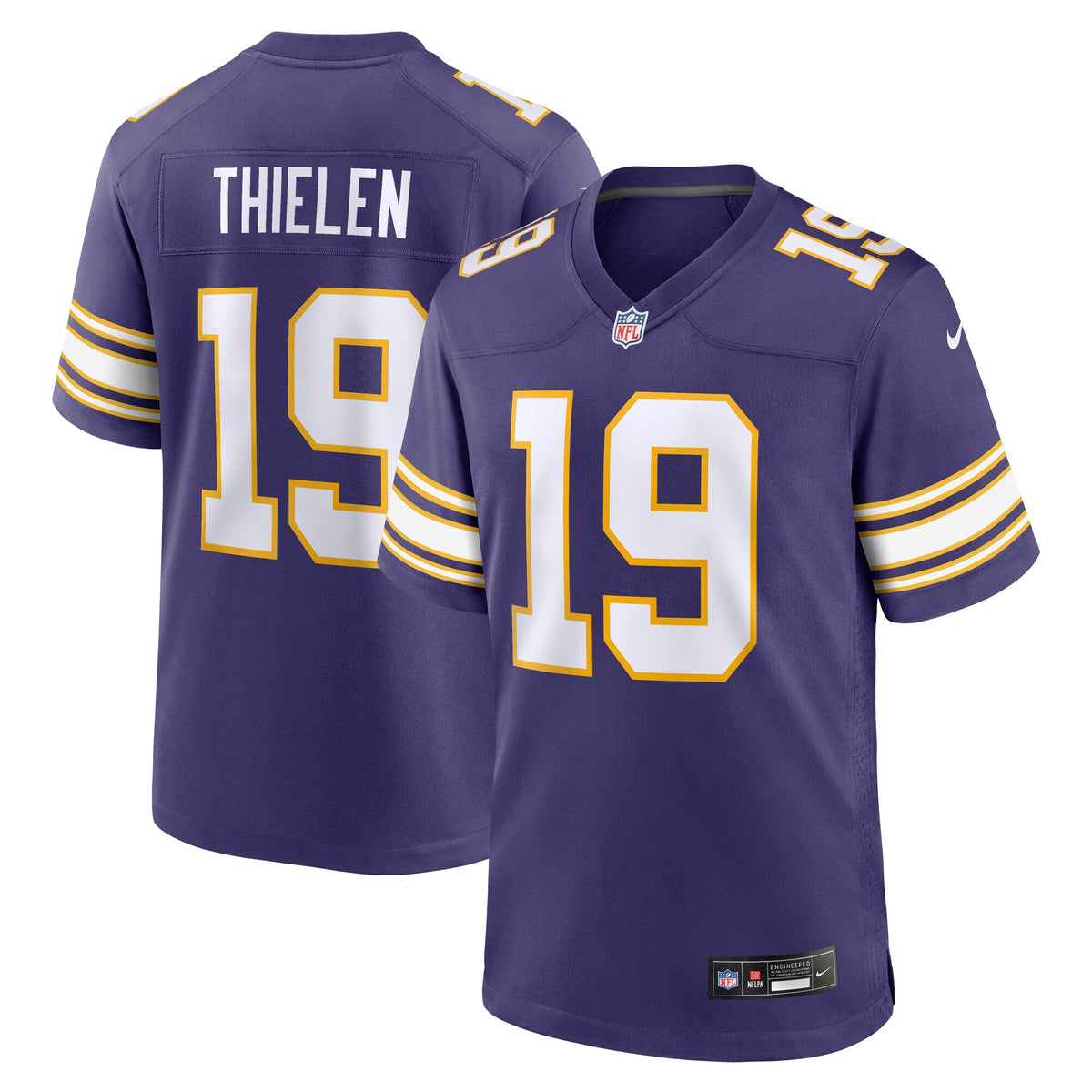 Minnesota Vikings Adam Thielen Purple Alternate Game Player Jersey