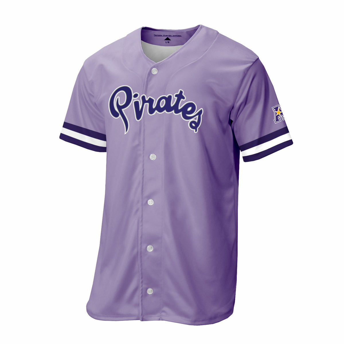 ECU Pirates Replica Baseball Jersey - Purple
