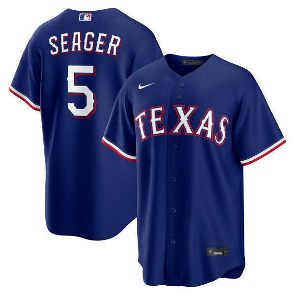 Texas Rangers Corey Seager Nike Royal Alternate 2 Replica Jersey