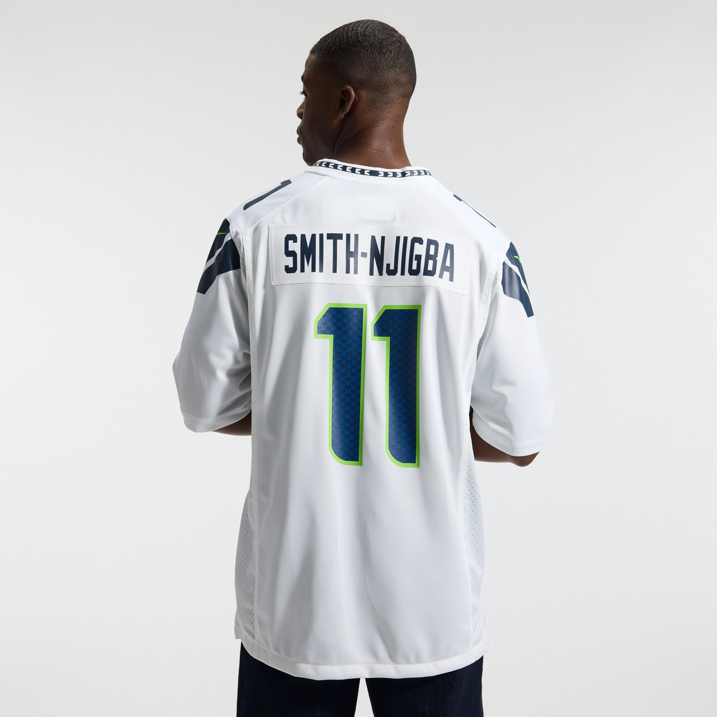 Seattle Seahawks Jaxon Smith-Njigba Nike White Game Jersey