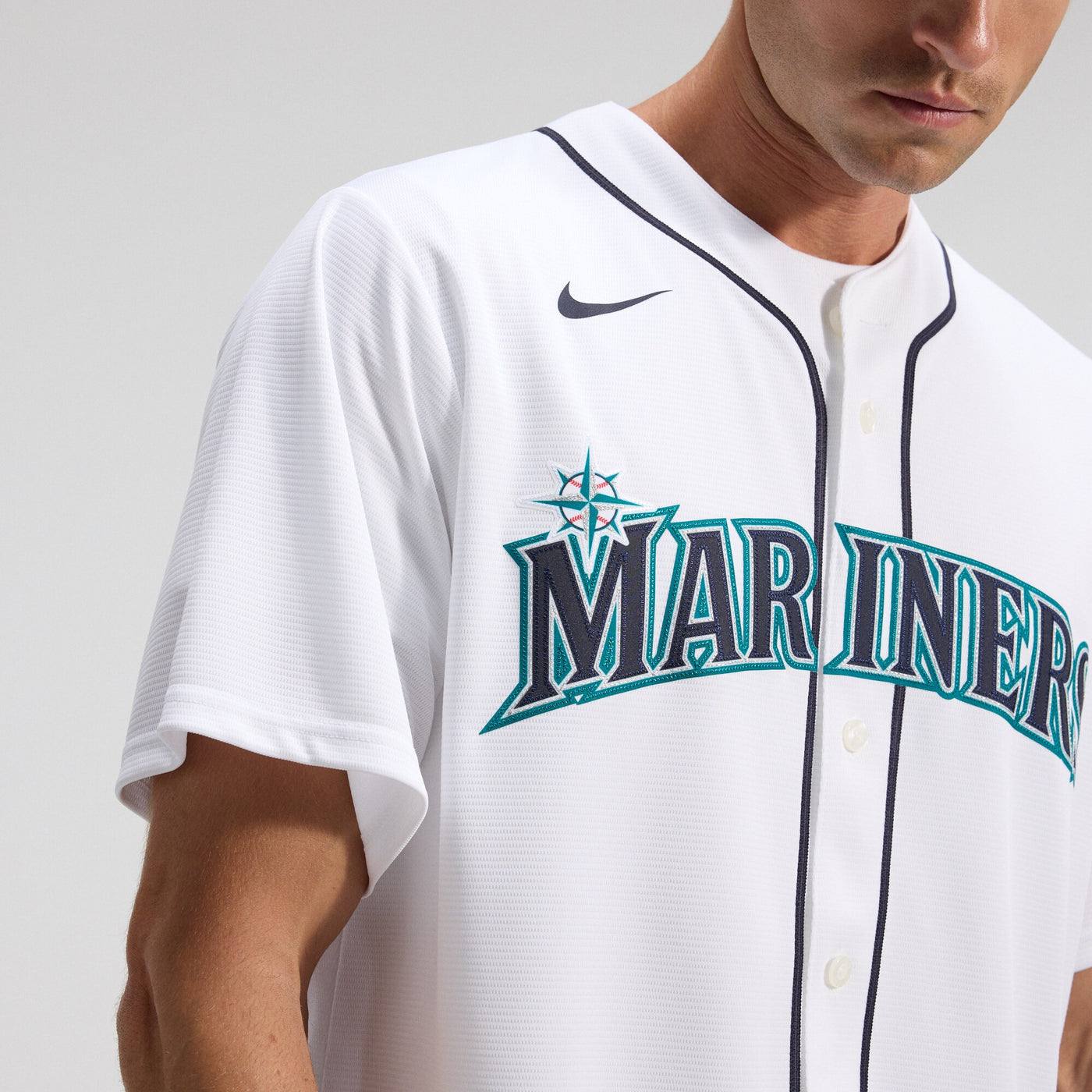 Seattle Mariners Luis Castillo Nike White Home Replica Jersey
