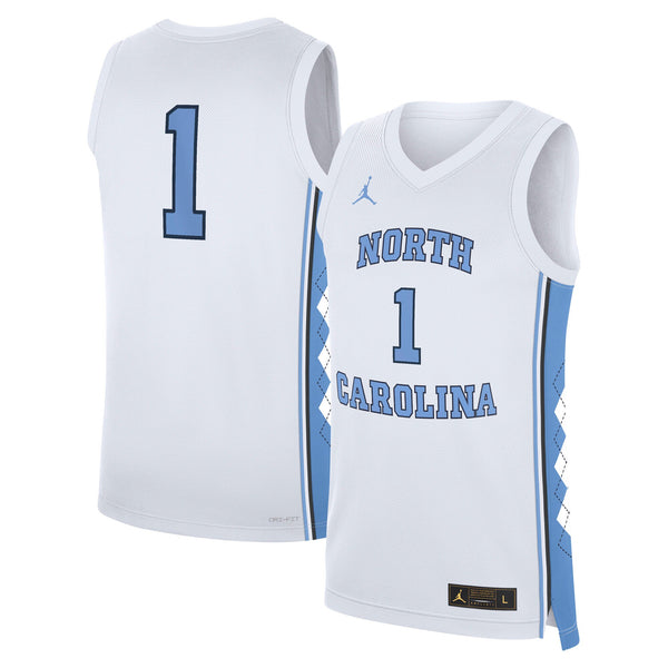 Jordan Brand White North Carolina Tar Heels Home Replica Basketball Jersey