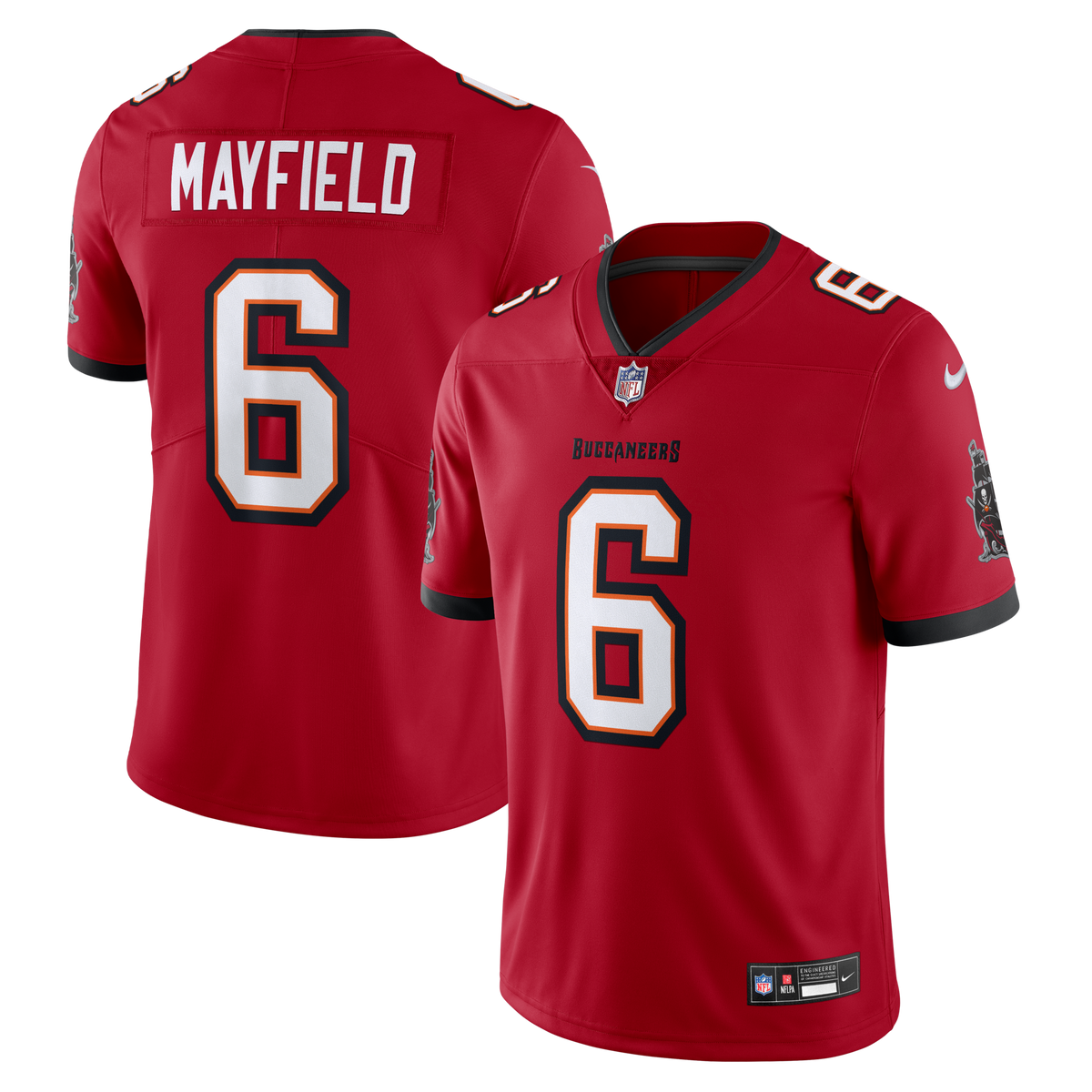 Tampa Bay Buccaneers Baker Mayfield Red Vapor Untouchable Limited Jersey