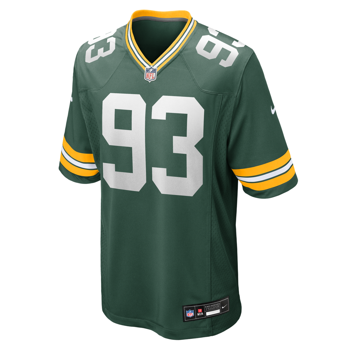Green Bay Packers Nazir Stackhouse Green Team Game Jersey