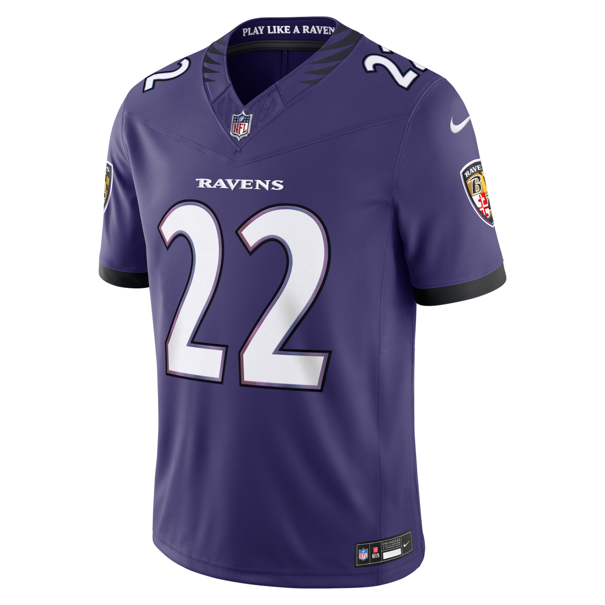 Baltimore Ravens Derrick Henry Purple Team Vapor F.U.S.E. Stitched Limited Jersey