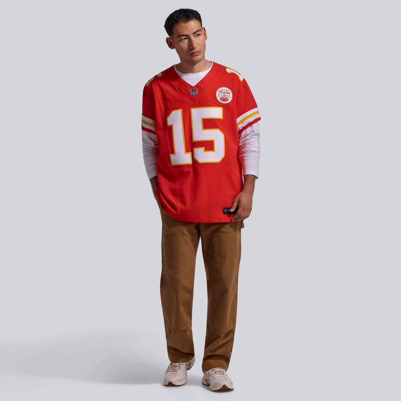 Kansas City Chiefs Patrick Mahomes Nike Red Team Vapor F.U.S.E. Elite Jersey