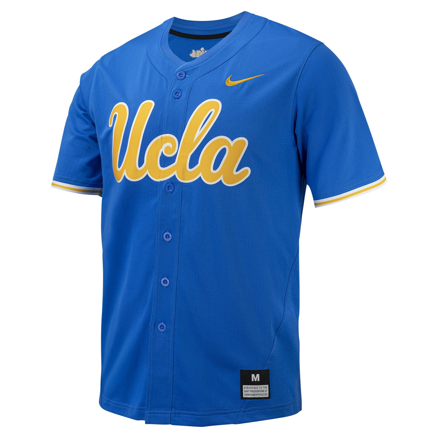 Nike Blue UCLA Bruins Replica Full-Button Baseball Jersey