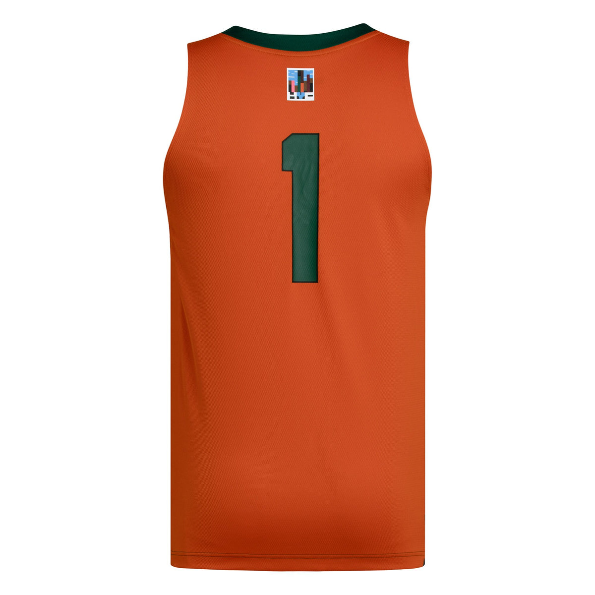 #1 Miami Hurricanes Black History Month Basketball Jersey - Green/Orange
