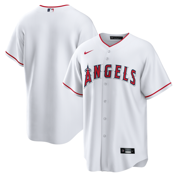 Los Angeles Angels White Home Big & Tall Replica Jersey