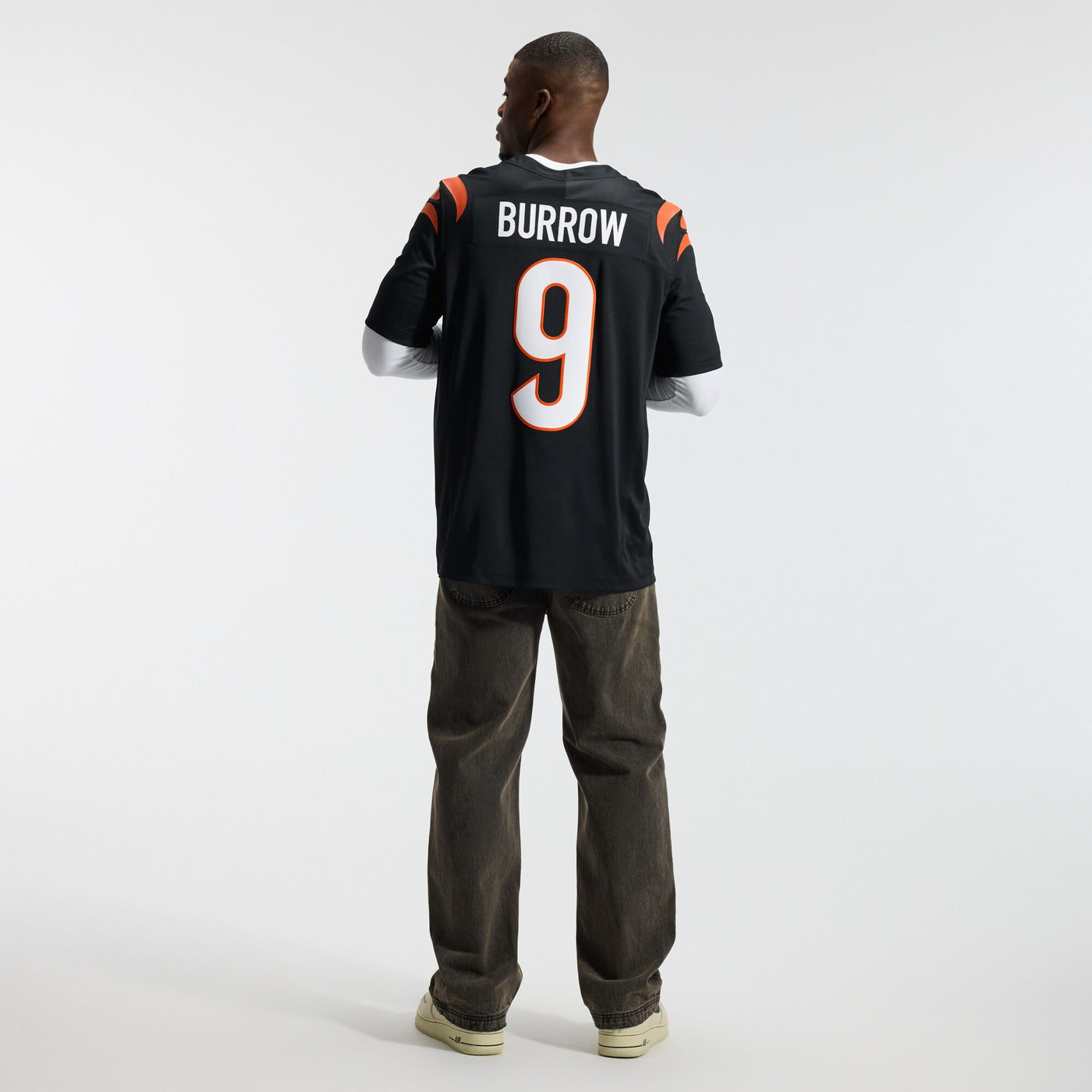 Cincinnati Bengals Joe Burrow Nike Black Team Vapor F.U.S.E. Stitched Limited Jersey